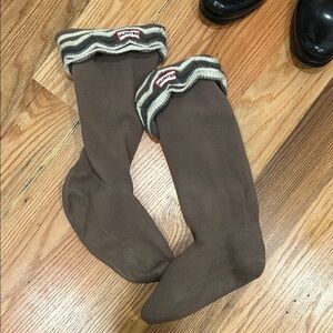 Hunter Women’s Brown Boot Socks